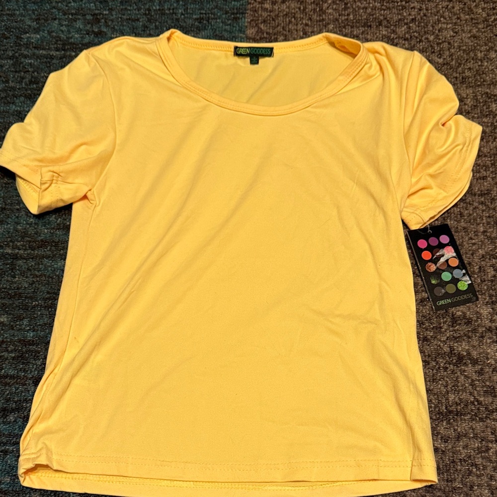 Green Goddess bright Yellow TShirt